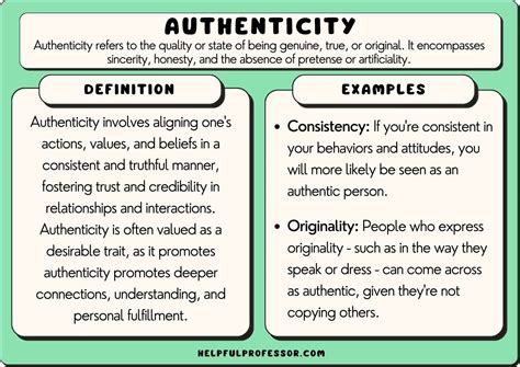 Authenticity: