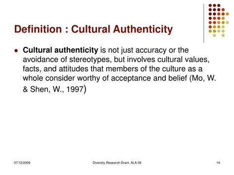 Authenticity and Cultural Accuracy: