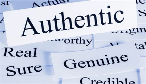 Authenticity concerns: