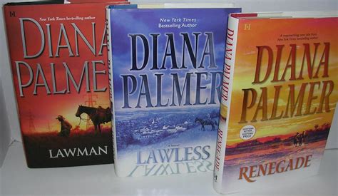 Author Diana Palmer Three Book Bundle Collection Includes RENEGADE LAWLESS LAWMAN Reader