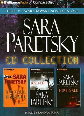 Author Sara Paretsky Two Book Bundle Collection Includes BLACKLIST and FIRE SALE Kindle Editon