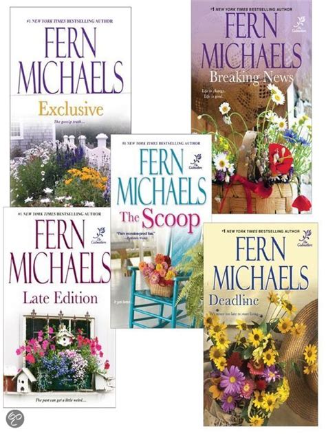Author fern Michaels Six Book Bundle Includes Breaking News Deadline Blindsided Exclusive Late Edition Classified Kindle Editon