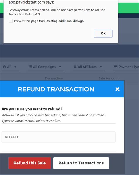 Authorize.net: How to Customize the Denied Transaction Pop-up Window