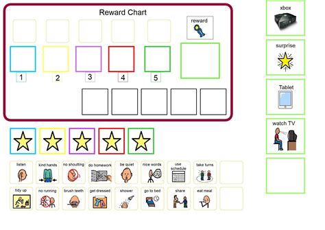 Autism Reward Chart Printable