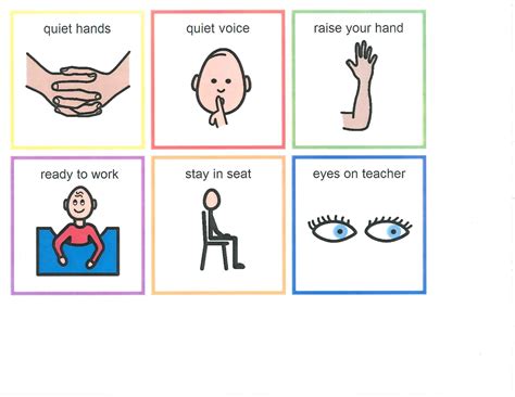 Autism Visual Aids Printable