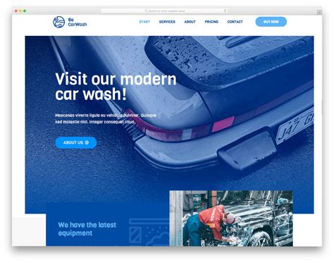 Auto Detailing Website Template