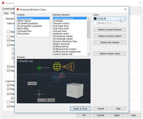 AutoCAD Background Color: Customize Your Workspace