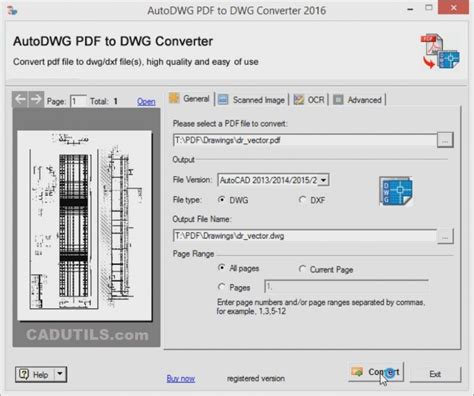 AutoDWG PDF to DWG PDF