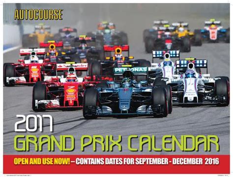 Autocourse 2017 Grand Prix Calendar Reader