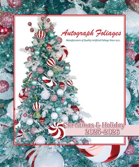 Autograph Foliages Christmas Catalog