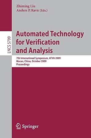 Automated Technology for Verification and Analysis  7th International Symposium Doc