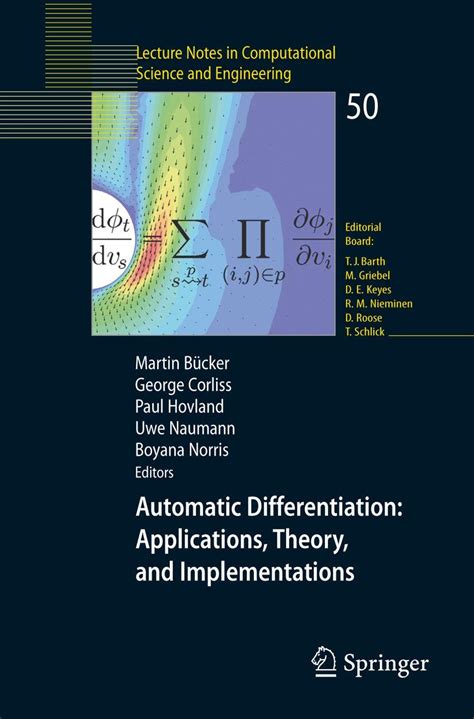 Automatic Differentiation Applications, Theory and Implementations 1st Edition Epub