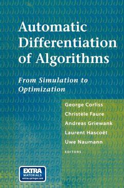 Automatic Differentiation of Algorithms Ebook PDF