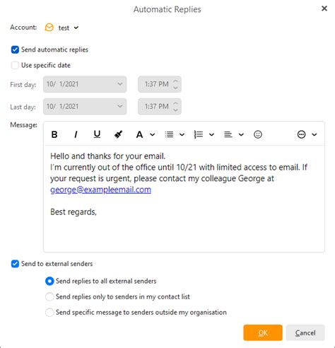Automatic Replies Template With Original Message Site Answers.microsoft.com