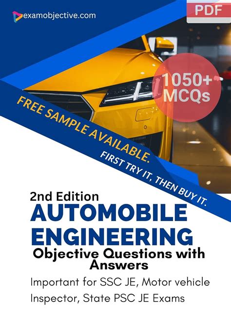 Automobile Engineering Objective Type Questions Answers Epub