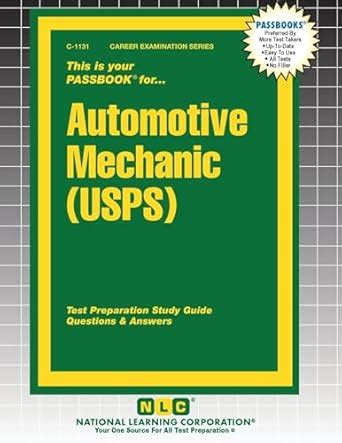 Automotive Service WriterPassbooks Career Examination Passbooks Reader