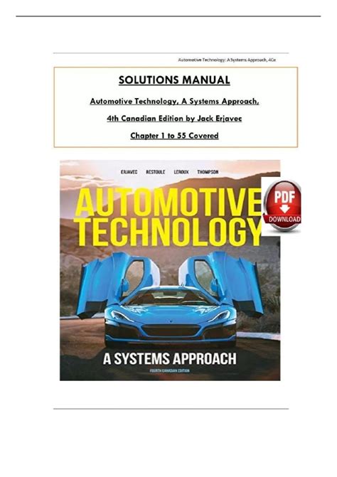 Automotive Technology Fourth Edition Chapter 119 Answers Doc