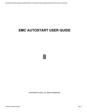 Autostart A433 Pdf User Guide Ebook Kindle Editon