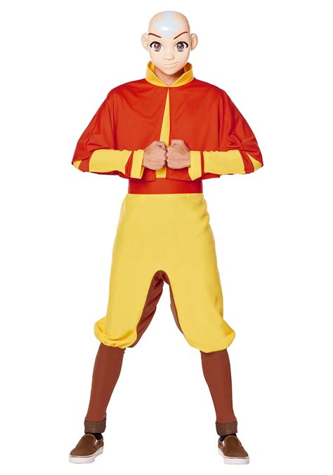 Avatar Aang Adult Costume: Embody the Spirit of the Avatar