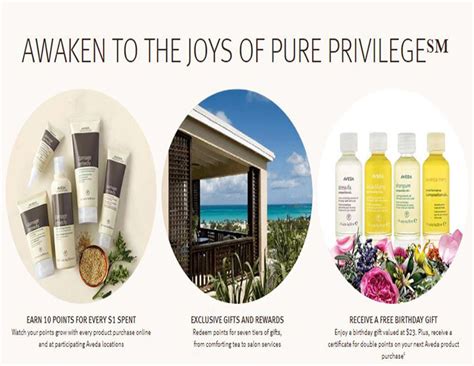 Aveda Pure Privilege Rewards Catalogue Uk