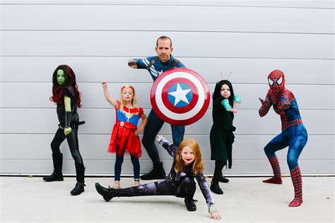 Avengers Family Costumes: Dress Up as Earth's Mightiest Heroes