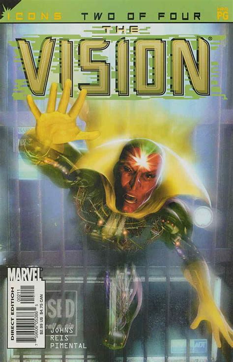 Avengers Icons Vision 2002 4 of 4 Reader