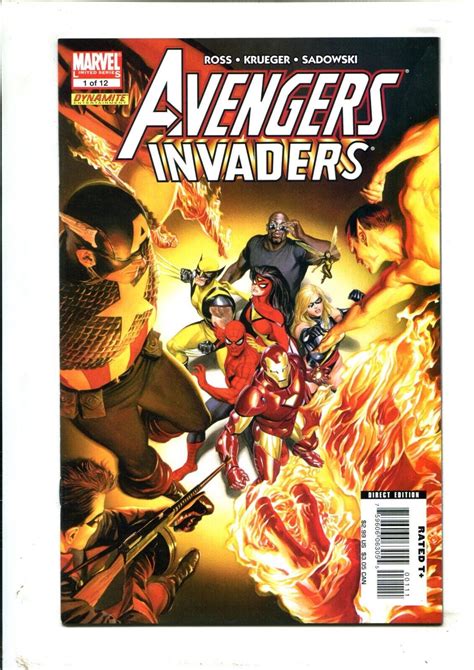 Avengers Invaders 12345 and 6 of 12 Set 2008 Volume 1 Doc