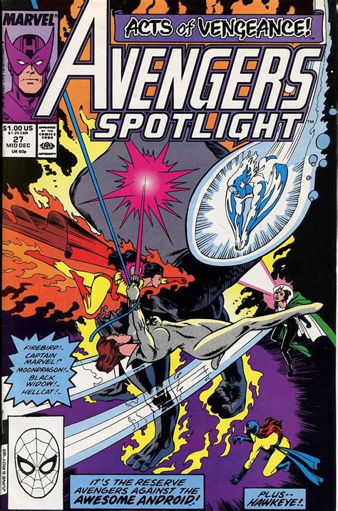 Avengers Spotlight 27 Featuring Hawkeye Acts of Vengeance Marvel Comics Reader