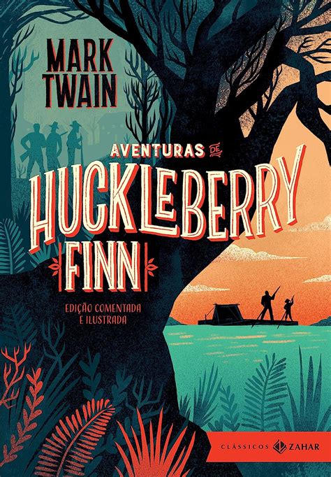 Aventuras de com Huckleberry Finn Edição em Português Lista anotada Portuguese Edition