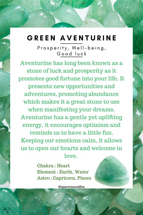 Aventurine Green Crystal Meaning: Abundance, Prosperity, and Luck