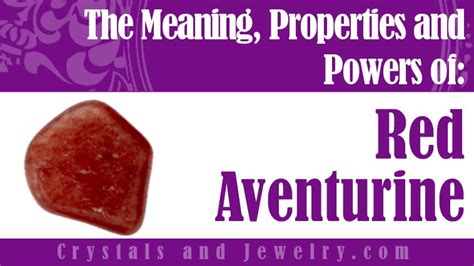 Aventurine Red: A Stone of Passion, Strength, and Vitality