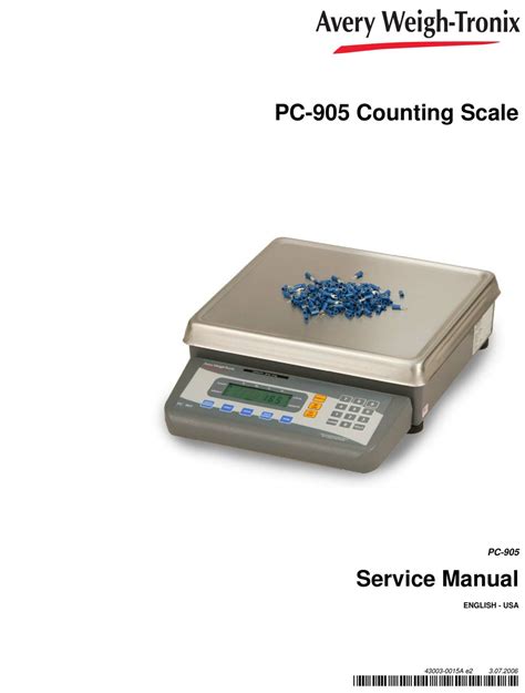 Avery Weigh Tronix Service Manual Ebook Doc