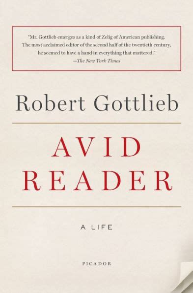 Avid Reader Life Robert Gottlieb Doc