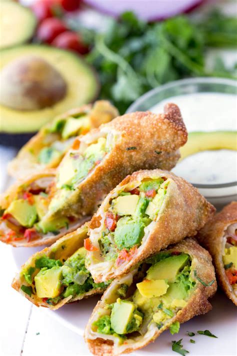 Avocado Egg Rolls (USD 12.95):