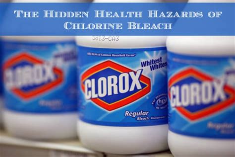 Avoid Chlorine Bleach: