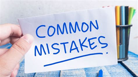 Avoid These Common Mistakes