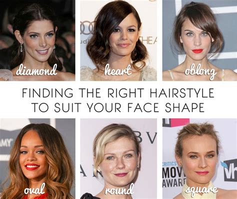 Avoid hairstyles that add width to the forehead.