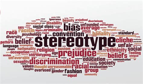 Avoid stereotyping: