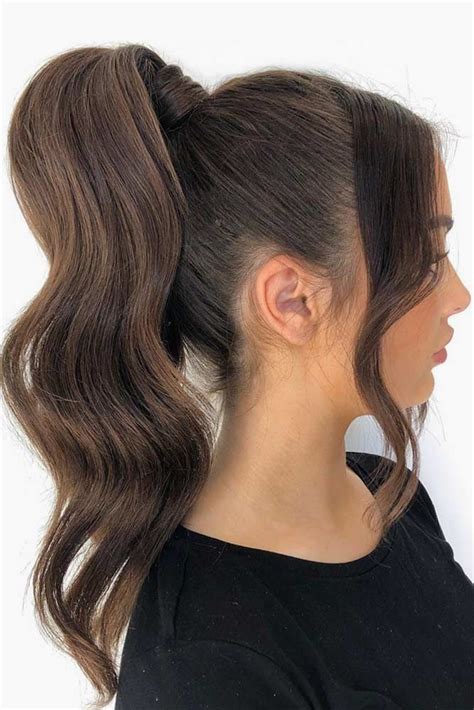 Avoid wearing your hair in a high ponytail or bun.