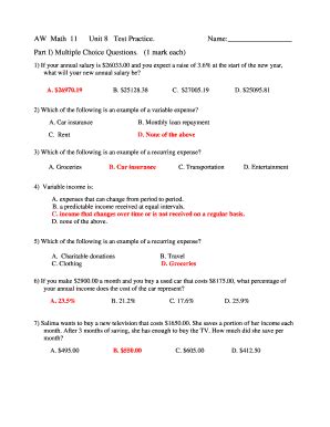 Aw Math 11 Unit 3 Answers Kindle Editon