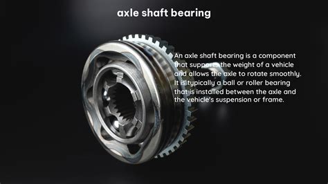 Axle Shaft Bearing: A Comprehensive Guide