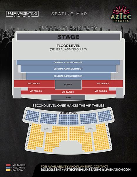 Aztec Theatre Seating Chart