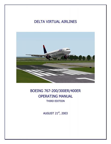 B757 - 200 Operating Manual - Delta Virtual Airlines - Boeing 737 600 Operators Ebook Kindle Editon