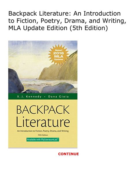 BACKPACK LITERATURE EBOOK Ebook PDF