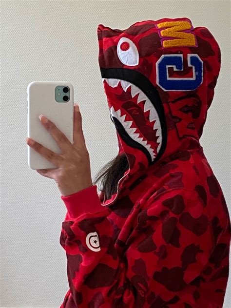 BAPE Sweatshirt Red: Ultimate Streetwear Authenticity