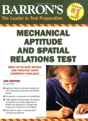 BARRONS MECHANICAL APTITUDE AND SPATIAL RELATIONS TEST Ebook Kindle Editon