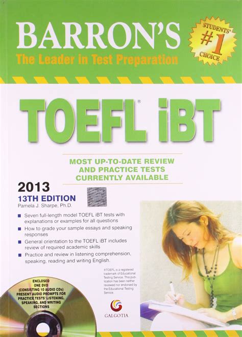 BARRONS TOEFL 10TH EDITION Ebook Epub