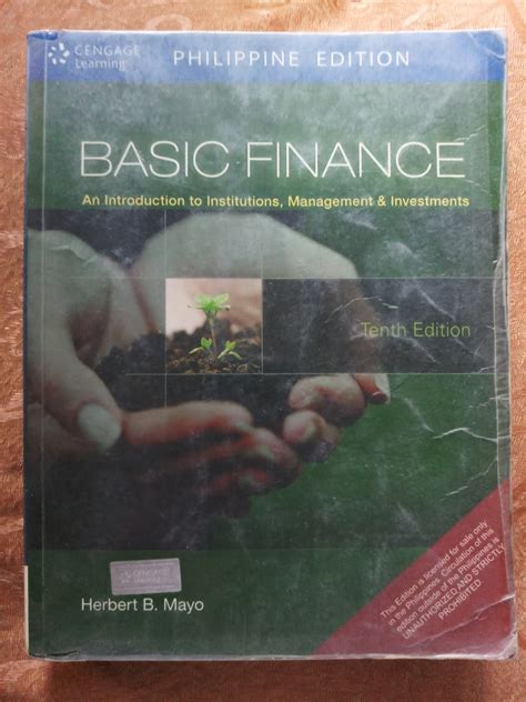BASIC FINANCE MAYO 10TH EDITION Ebook Doc