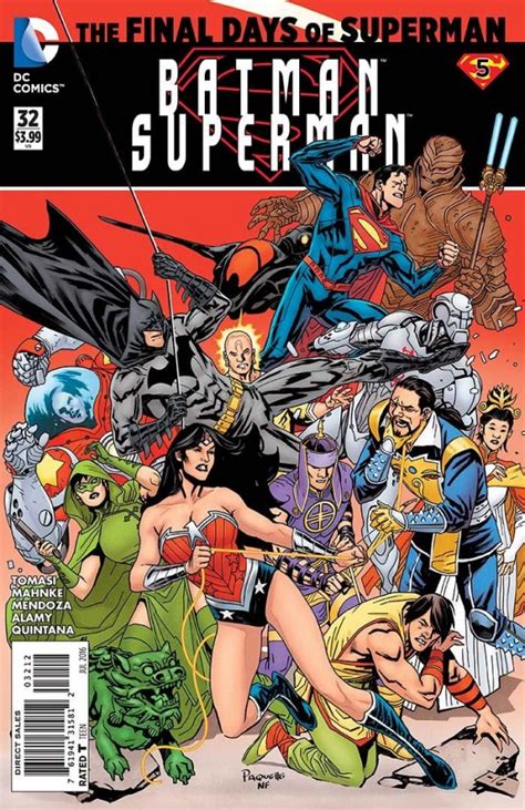 BATMAN SUPERMAN 32 NM 96 1st Appearance NEW SUPER MAN 2nd Print Kindle Editon