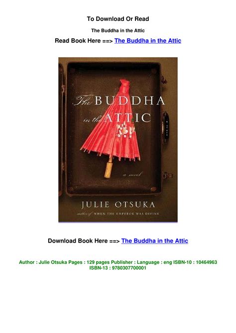 BBB Buddha in the Attic 8x11 pdf Doc